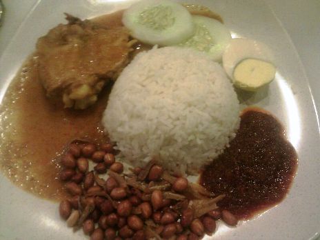 nasi lemak curry chicken
