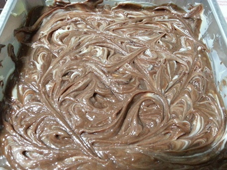 chocolate cheese brownie